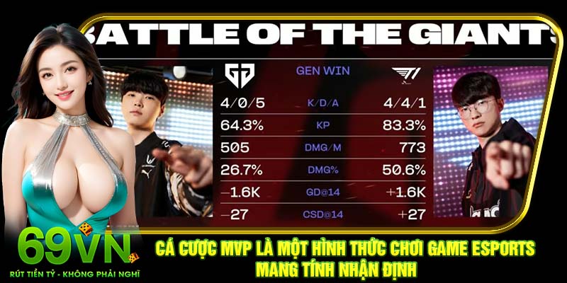 Cá cược MVP là một hình thức chơi game Esports mang tính nhận định 